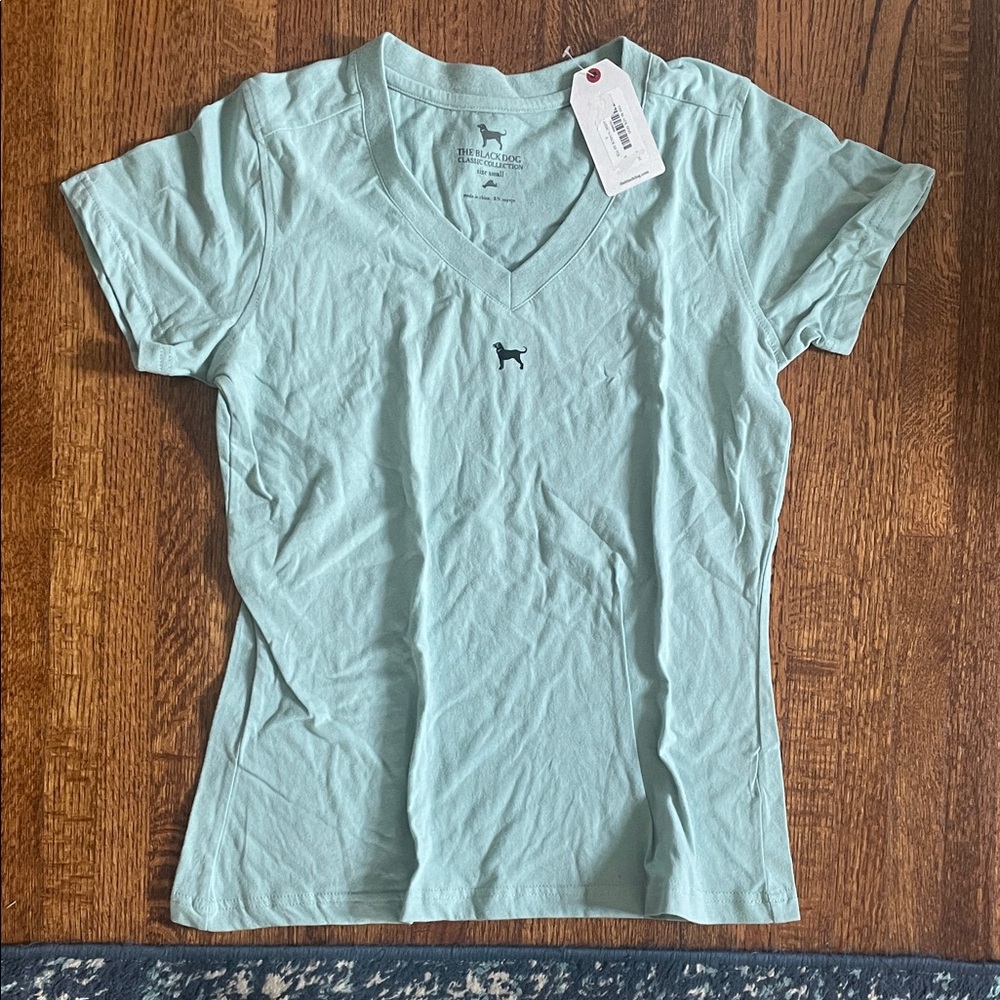 The Black Dog Green Fitted Short Sleeve T-Shirt